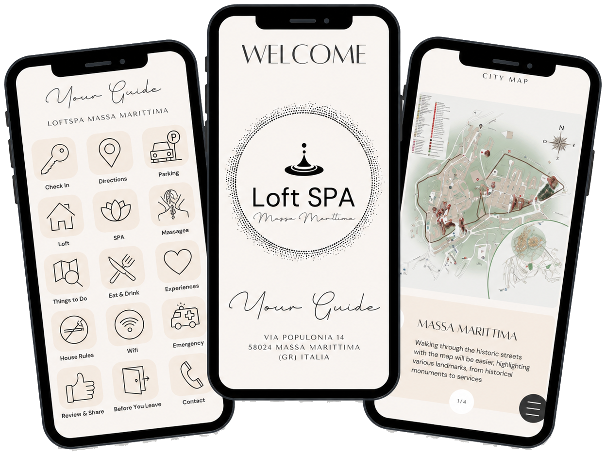 Loft SPA Massa Marittima digital Welcome Book
